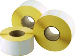 Etikett, thermo, 50x100 mm, 1000 etikett/tekercs, fehér