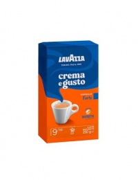 Kávé, pörkölt, őrölt, 250 g, LAVAZZA "Crema e Gusto"