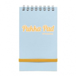 Jegyzetfüzet, spirálozott, A7, vonalas, 50 lap, PUKKA PAD "Pastel", vegyes színek