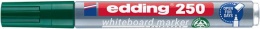 Tábla- és flipchart marker, 1-3 mm, kúpos, EDDING "250", zöld