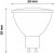 LED izzó, GU10 spot, 4W, 345lm, 6400K, AVIDE