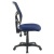 Irodai szék, sötétkék szövetborítás, feszített hálós háttámla, fekete lábkereszt, MAYAH "Matrix", sötétkék